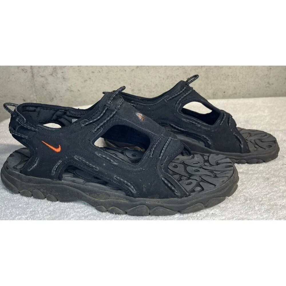 Nike Mens Size 11 Black ACG Trail Sport Hiking Vintage Sandals 690058-081